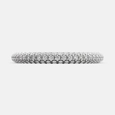 a white gold and diamond bracelet