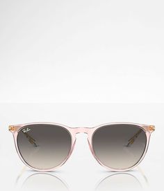 Ray-Ban Erika Sunglasses - Gold/Pink , Women's Transpinkgraygrad Plastic frame sunglasses Gradient grey lenses 100% UV protection Soft shell case included. Apparel & Accessories Ray Ban Erika Sunglasses, Ray Ban Erika, Gold Sunglasses, Sunglasses For Women, Sunglasses & Glasses, Soft Shell, Grey Lenses, Women's Sunglasses, Sunglass Frames