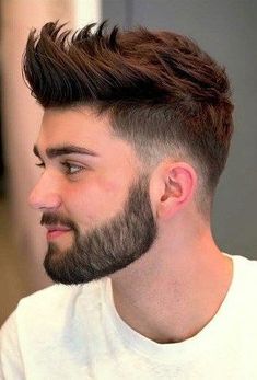 Curly Beard, Mens Hairstyles With Beard, Beard Haircut, Best Beard Styles, Quiff Hairstyles, Beard Hairstyle, Short Beard, Vlasové Trendy