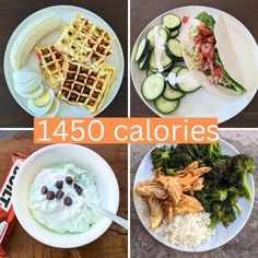 1400 Calorie Diet, 1400 Calorie Meal Plan, High Protein Meal Plan, Protein Meal Plan, Full Day Of Eating, Day Of Eating, High Protein Low Calorie