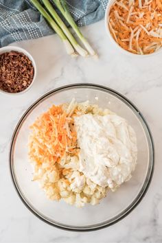 the ingredients to make this dish include carrots, celery, and mashed potatoes