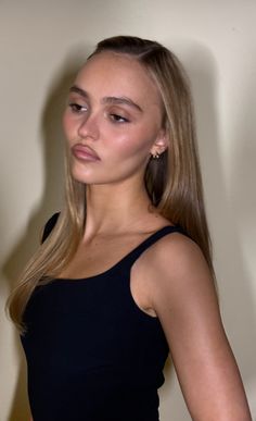 Lily Rose Depp Brunette, Lily Rose Depp Face, Rosé No Makeup, Lily Rose Depp Makeup