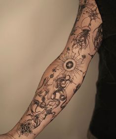 a person with a tattoo on their arm