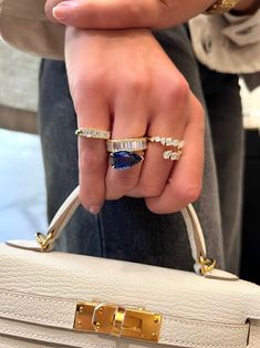 Our latest addition to the Keira style, a Material Good exclusive design. This striking cocktail ring showcases 6.84 carats of pear-shape cobalt blue sapphire in our floating platinum prong setting. Guaranteed to steal the spotlight, our hook-shaped open band design allows the sapphire to float sideways over your finger. Sapphire Ring With Diamonds, Ring For Index Finger, Sapphire Cocktail Ring, Sapphire Wedding Band, Steal The Spotlight, Blue Sapphire Ring, Band Design, Dope Jewelry, Dream Engagement Rings