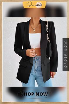 Casual and Fashionable Winter Garment Women's Outfits By Occasions, Blazer Outfits, Business Outfits, Self Confidence, Women Collection, Natural Beauty, Essence, Blazer, Clothes For Women