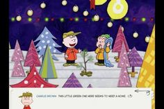 charlie brown's christmas carols is shown in the animated version of charlie brown