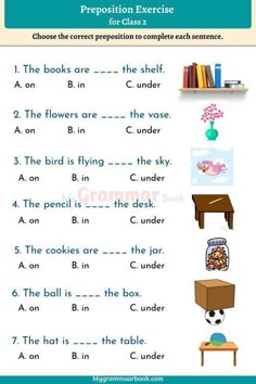 an english worksheet with words and pictures for children to learn in the classroom