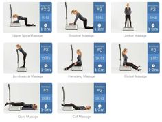 a series of photos showing how to do an exercise