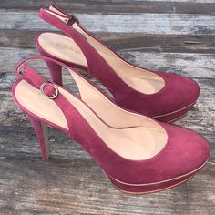 Pour La Victoire Made In Brazil Platform Suede Slingback Pumps Burgundy Maroon Color Size 9 Bundle More Save More: 4+ Items = 20% Off 3 Items = 15% Off 2 Items = 10% Off Open To Reasonable Offers. Most “Pre-Owned” Items Have Been Worn 1x. I Deliver Quality And I’m Clear When There Are Issues. If My Items Are Not Good Condition, They Are Donated Locally. I Ship Fast For You. Items Added Daily As I’m Clearing Out My Closet. Platform Slingback Pumps, Elegant Platform Slingback Pumps With Pointed Toe, Elegant Slingback Pumps With Platform And Pointed Toe, Elegant Pointed Toe Platform Slingback Pumps, Elegant Platform Slingback Heels, Elegant Slingback Platform Heels, Elegant Platform Slingback High Heels, Elegant High Heel Platform Slingback Pumps, Made In Brazil