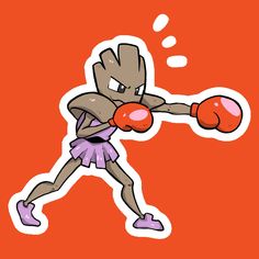 an image of a cartoon character with boxing gloves