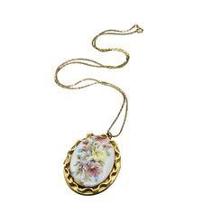 Vintage Floral Locket Gold Tone Necklace Oval Picture Holder Keepsake Floral This listing is for floral locket oval keepsake necklace unmarked condition: very good measurement: about 21" long Please be aware that pictures are an important part of my description, please look at all photos and zoom in if needed. All my items are previously owned, I inspect everything carefully and try my best not to list items with major flaws or damage. Vintage and antique items often have wear, it is normal if t Vintage Oval Locket Necklace For Keepsake, Ornate Oval Locket Necklace, Vintage Oval Pendant Necklace Keepsake, Vintage Brass Locket Necklace With Oval Pendant, Vintage Flower Pendant Locket Necklace, Picture Holders, Coral Necklace, Floral Vintage, Gold Tone Necklace