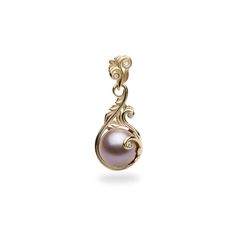 "Living Heirloom Scroll" Design Pendant 14k Yellow Gold 9-10mm Lavender Freshwater Pearl Natural Diamond: 0.025 CTW Locally Made in Hawaiʻi Forever Guarantee (Lifetime Warranty on the life of the piece) Free Shipping on USA Orders $100 or more Due to their nature, no two pearls are alike. Pearls will vary in color, shape and overtone. Dimples, birthmarks, surface imperfections may be present and speak to their nature making each pearl unique. Lavender Elegant Jewelry For Anniversary, Elegant Lavender Jewelry For Anniversary, Elegant Purple High Luster Jewelry, Elegant High Luster Purple Jewelry, Elegant Purple Jewelry With Pearl Pendant, Elegant Lavender Round Jewelry, Lavender Elegant Jewelry, Lovely Lavender, Scroll Design