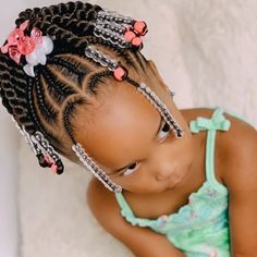 Braids And Beads, Easy Braid Styles, Toddler Braided Hairstyles