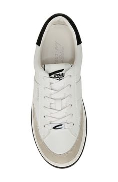 Bring sporty style to casual ensembles with this classic sneaker. 1" platform Lace-up style Leather and synthetic upper/synthetic lining and sole Imported Sporty Everyday Sneakers With Boost Midsole, Sporty High-top Platform Sneakers For Everyday, Everyday Synthetic Athleisure Sneakers, Sporty Everyday Platform Sneakers With Round Toe, Sporty Everyday Platform Sneakers With Cushioned Footbed, Sporty Platform Sneakers With Cushioned Footbed For Everyday, Athleisure Platform Sneakers With Vulcanized Sole, Classic Synthetic Platform Sneakers For Streetwear, Sporty Platform Sneakers With Contrast Sole For Everyday