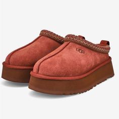 Brand New Womens Size Casual Winter Sneakers With Lug Sole, Casual Red Winter Sneakers, Red Winter Sneakers With Rubber Sole, Red Sneakers With Rubber Sole For Fall, Ugg Tazz, Shoes Ugg, Red Jasper, Womens Uggs, Ugg Shoes