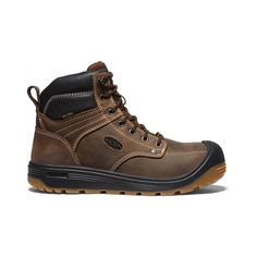 Men's Brown Work Boots - Fort Wayne 6" WP | KEEN Footwear Wedge Work Boots, Brown Work Boots, Keen Footwear, Shoes Stand, Work Gear, Work Boots Men, Keen Shoes, Work Boot, Fort Wayne