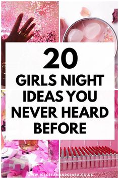 Girls night in ideas for the perfect ladies night in Spa Night Sleepover Ideas, Themed Girls Night In, Themed Nights For Adults, Girls Night Sleepover Ideas For Adults, Girls Night Birthday Party Ideas, Girls Night Ideas For Adults, Adult Girls Night In Party Ideas, Sleepover Ideas For Adults