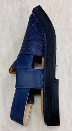 Traditional Blue Closed Toe Sandals, Traditional Blue Leather Sandals, Traditional Blue Open Toe Sandals, Blue Leather Open Toe Huarache Sandals, Gents Shoes, Blue Leather Sandals, Mens Shoes Sandals, Sandals For Men, Leather Sandals Handmade