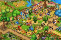 the farm town is shown in this screenshot