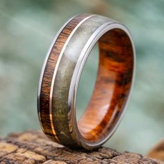 Jade Wedding Band with Wood Jade Wedding Band, Gold Accent Jewelry, Jade Wedding, Unique Mens Rings, Engraving Fonts, Shop Jewelry, Jade Jewelry, Green Jade, Men's Rings