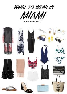 what to wear in miami a packing list