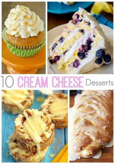 the top ten cream cheese desserts