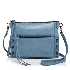 Botkier Warren Crossbody In Denim Nwt Brand New. Never Used. Blue Is Beautiful But Looks Brighter In Photos 10in X 9in X 1in 25in Strap Adjustable Denim Color, Leather Handbags Crossbody, Evening Clutch, Colored Denim, Kate Spade Crossbody, Blue Leather, Cross Body Handbags, Leather Crossbody, Leather Shoulder Bag