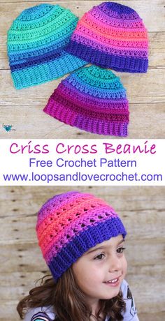 the crochet beanie pattern is easy to make and perfect for beginners