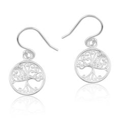 An iconic symbol of strength, family, and longevity, this unique tree of life jewelry is the perfect accessory for anyone with Southern roots. Symbolic Hypoallergenic Anniversary Jewelry, Symbolic Hypoallergenic Jewelry For Anniversary, Hypoallergenic Symbolic Round Jewelry, Symbolic Silver Jewelry With Tree Of Life, Symbolic Silver Tree Of Life Jewelry, Symbolic Drop Earrings As A Gift, Symbolic Drop Earrings Jewelry As Gift, Sterling Silver Tree Of Life Jewelry, Elegant Tree Of Life Jewelry For Anniversary