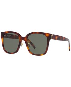 in stock Luxury Tortoiseshell Wayfarer Sunglasses, Acetate Sunglasses, Women's Sunglasses, Square Sunglasses, Tortoise, Hinges, Sunglasses Women, Saint Laurent, Temple