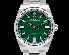 Rolex Oyster Perpetual 126000 36MM SS Green 2022 #Rolex #OysterPerpetual #Horology #Rolex126000 Rolex, Green