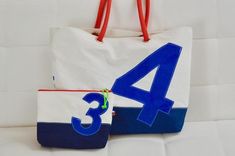 Set of Recycled Sail Bags - Upcycled Beach Bag and Matching Travel Bag La Rochelle. Upcycled Beach Tote Bag, Upcycled Tote Bag For Beach, Rectangular Sail-colored Beach Bag, Recycled Sail Bags, Travel Bag Women, Recycled Sailcloth, Sail Cloth, Sail Bag, Recycle Bag