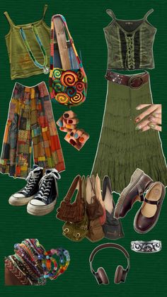 -london’s pin🎀 Fairy Core Outfits, Boho Chic Style Outfits, Slay Outfits, Light Academia, Dream Clothes, Boho Chic Fashion, Grunge Outfits