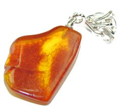 Handmade Unique 925 Sterling Silver pendant with unique one of a kind Amber,  3.50 grams of marvelous handcrafted jewelry design. Only one piece availble ready to ship! It's unique worldwide pendant - simply piece of art in world of fine jewelry. Natural Baltic Amber  .925 Sterling Silver handmade Pendant  PENDANT DETAILS: Weight: 3.50g; Material: Sterling Silver; Main stone: Amber; Dimension: L- 1 5/8, W- 5/8, T- 3/8 inch; Inner Bail Diameter: 1/4 inch; Stamp / Mark: 925; Condition: New; Main c Handmade Amber Sterling Silver Jewelry, Artistic Sterling Silver Necklace With Polished Finish, Unique Amber Sterling Silver Jewelry, Gift Amber Jewelry Stamped 925, Unique Amber Necklace With Polished Finish, Unique Amber Jewelry Stamped 925, Artisan Amber Sterling Silver Jewelry, Sterling Silver Freeform Necklace As Gift, Sterling Silver Freeform Necklace For Gifts