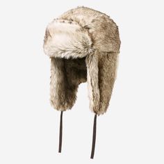 Truckee Faux Fur Trapper Hat | Eddie Bauer Fur Trapper Hat, Fur Trapper, Russian Hat, Snow Hat, Ear Flap Hats, Aviator Hat, Trapper Hat, Trapper Hats, Ski Hats