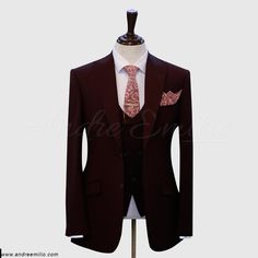 Benefits of Choosing our Dark Maroon 3 Piece Suit Our tailors stitch to deliver the finest quality with superior fit as per your requirements. We have a catalog full of bespoke suiting designs where you can choose the suit design. If you don’t find what you are looking for. You can go with your own choice of suiting elements. Where you can choose suit lapels, buttons, jacket style and number of buttons on cuffs with your monogram embarrassed on jacket cuff. Bespoke suit is not only giving you an Maroon 3 Piece Suit Men, Luxury Fitted Sets For Workwear, Semi-formal Suiting Fabric Sets With Notch Lapel, Fitted Suits In Suiting Fabric For Office Wear, Tailored Semi-formal Sets With Notch Lapel, Single Breasted Suiting Fabric Sets For Tailoring, Single Breasted Tailoring Sets In Suiting Fabric, Tailored Sets With Notch Lapel For Semi-formal Occasions, Fitted Suit In Suiting Fabric For Office