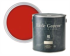 Little Greene Atomic Red 190 Paint Colour Guide, Portland Stone, Masonry Paint, China Clay, Little Greene Paint, Color Scale, Organic Forms, French Grey, Water Based Paint