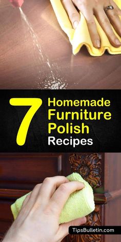 7 homemade furniture polish recipes that are easy to use and great for cleaning your home