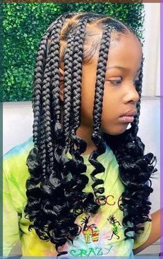 Hairstyles For Kids Back To School, Teenage Black Girls Braided Hairstyles, Hairstyles For Little Black Girls Kids Easy Braids, 4 Part Braid Hairstyles, Hairstyles For Little Black Girls Braids, Cute Hairstyles For Year 7 Old Braids, Hair For Black Girls Kids, Hairstyle Ideas For Black Girls Braids, Little Black Girls Hairstyles For School Braids Cute