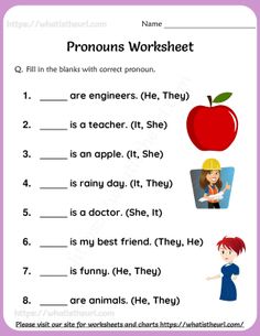 an english worksheet with pictures and words for children to use in the classroom