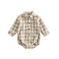 The only best outfit for a lazy day is a onesie because it's a one wear outfit. And even though it's an overall, your little one will manage to still look good and stylish because of its plaid pattern. So chic! Shirt Romper, Romper Long Sleeve, Girls Flannel, Oversized Tops, Long Romper, Long Sleeve Plaid Shirt, Plaid Flannel Shirt, Tops Fall, Flannel Fabric