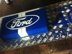 an image of a ford logo on display