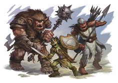 Gnollish Character Creatures Bugbear Cleric, Cragmaw Castle, The Goblin, Great Western