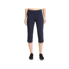 On-the-go style. These women's Danskin high-waisted yoga capris give your casual look a sporty touch.PRODUCT FEATURES Smooth, stretchy matte cotton blend moves with you Reinforced wicking on the gusset FIT & SIZING 21-in. approximate inseam High rise sits on the natural waist Wide elastic waistband for flattering look FABRIC & CARE Cotton, polyester, spandex Machine wash Imported Size: X Large. Color: Navy. Gender: female. Age Group: adult. Yoga Capris, Midnight Navy, Casual Look, Medium Blue, Bottoms Pants, Black And Navy, Polyester Spandex, Fabric Care, Gender Female