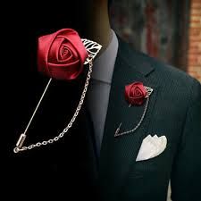 Wedding Flower Corsage Lapel Pin Brooch Suits Boutonniere Suit Stick Pins | eBay Lapel Pins Mens Wedding, Groomsmen Party, Lapel Pins Wedding, Lapel Pins Suit, Boutonniere Pins, Lapel Brooch, Wedding Boutonniere, Corsage And Boutonniere, Lapel Pins Mens