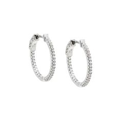 Fancy Thin CZ Hoops in Silver Elevate your jewelry collection with our Fancy Thin CZ Hoops in Silver. Crafted from brass with a 14K gold plating, these elegant hoops feature sparkling clear CZ stones, adding a touch of luxury to any outfit. At 20MM, they are the perfect size for everyday wear. Make a statement with these sophisticated and exclusive hoops. 50th Gifts, Cz Stone, Silver Hoop Earrings, Gold Plated Sterling Silver, Gold Plating, Silver Color, Pre Order, Sterling Silver Jewelry, Elegant Design