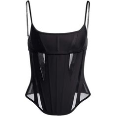 Mugler X H&M Nwt Size Xs Black Corset Top, Mesh Corset, Cutout Bodysuit, Black Corset, H&m Women, Women Corset, Corset Top, H&m, Vogue