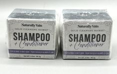 2 boxes - Naturally Vain Hair Shampoo & Conditioner Bars For Blonde & Gray Hair - Vegan. NATURAL INGREDIENTS: Handmade with care to provide a luxurious and soothing shower experience that is gentle on your scalp; Made with clean ingredients including shea butter and essential oils for added nourishment Each box contains 2 bars - 1 shampoo and 1 conditioner. 2 total boxes in this set. Boxes are sealed with expiration of 04/2025. MSRP: $25.00 per box - Set is $50.00 value Best Shampoo Bars, Natural Shampoo Bar, Dry Itchy Scalp, Best Shampoo, Natural Conditioner, Shampoo Bars, Dr Hauschka, Vegan Living, Conditioner Bar