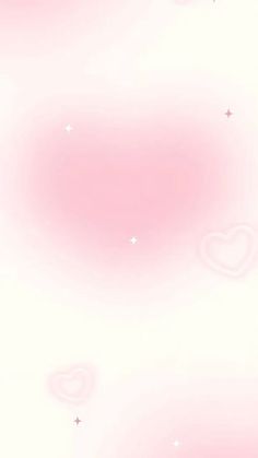 a pink background with hearts and stars