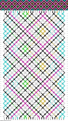 an image of a pattern with different colors and patterns on the bottom half of it